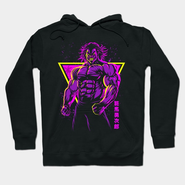 Retro Grappler Hoodie by albertocubatas